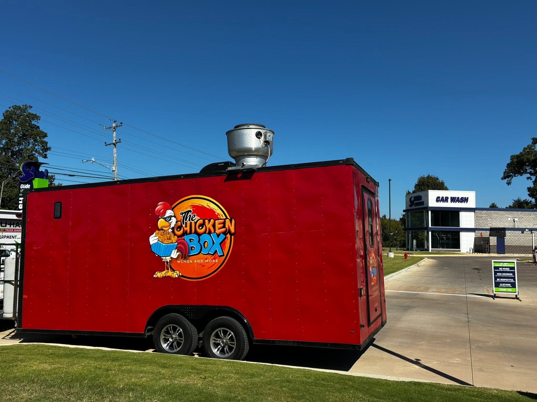 The food truck parked at a Memphis stop